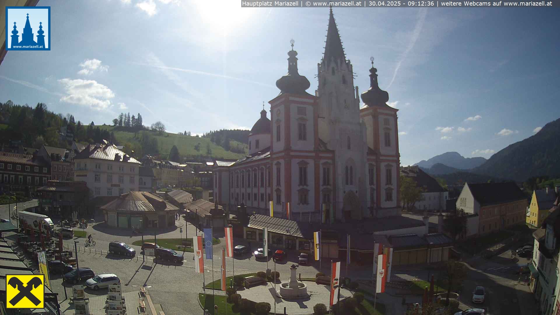 Mariazell Főtér webcam