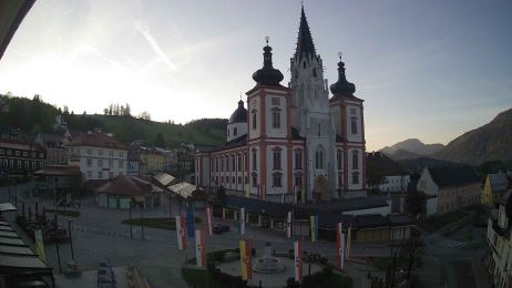 Blick auf den Mariazeller Hauptplatz