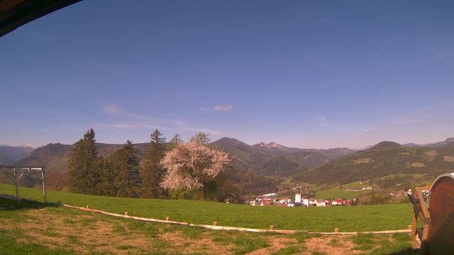 Blick von der Sternwarte auf der Stehralm Richtung Westen