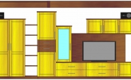 Plan - Maßgefertigter Wohnzimmerverbau