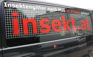 Fahrzeugbeschriftung "insekt.at"