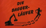 Einfallsreiches Logo: Die Bagger-Läufer