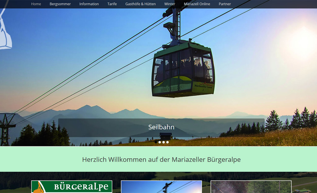 Screenshot Bürgeralpe