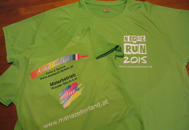 Laufshirts individuell bedruckt!