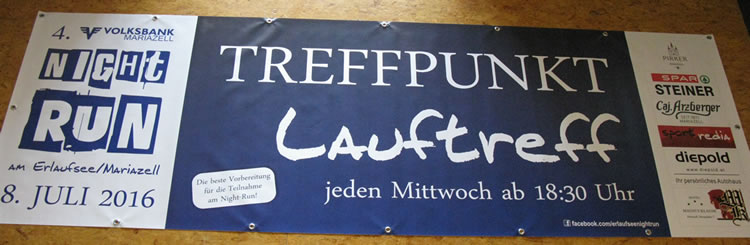 Transparent "Lauftreff"