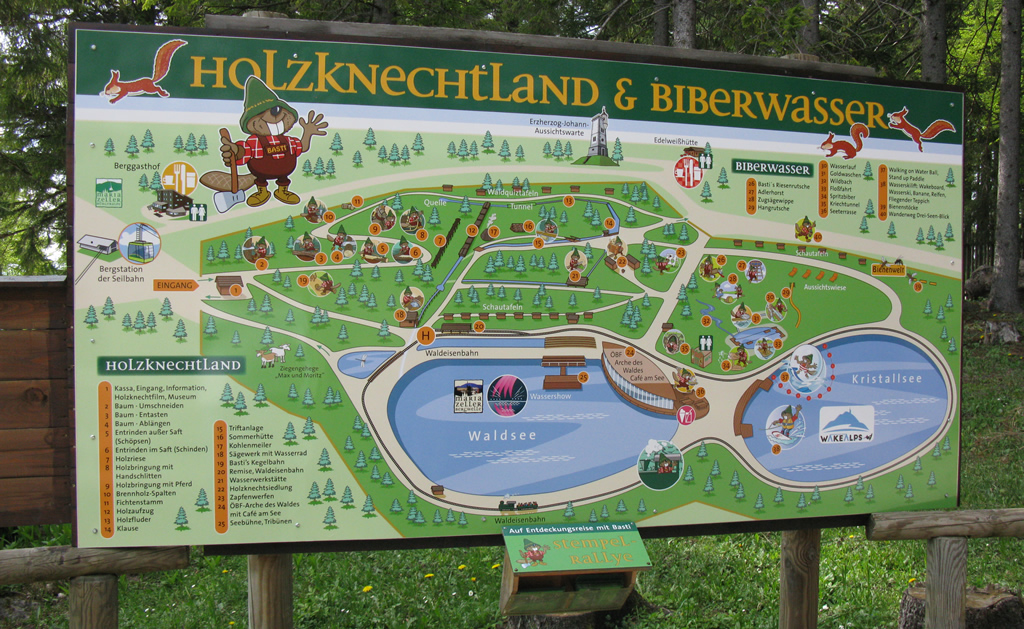 Infotafel - Holzknechtland