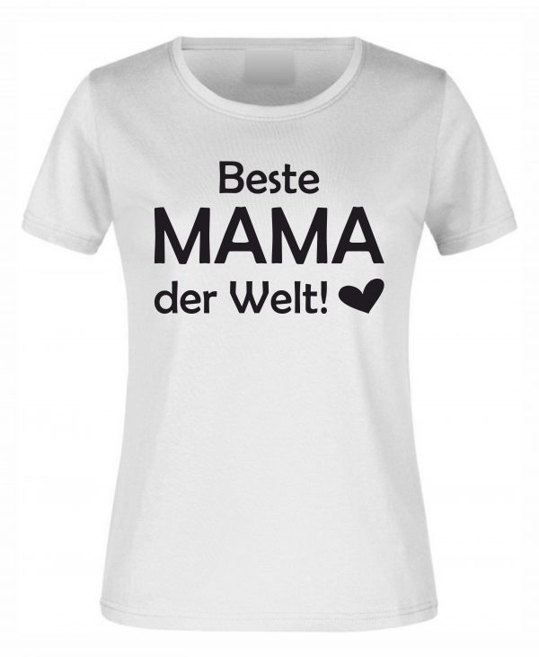 Spruch Shirt „Beste Mama/Bester Papa der Welt“ (Erw.) – Bild 2