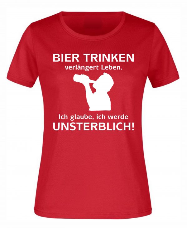 Spruch Shirt „Bier trinken“ (Erw.) – Bild 3