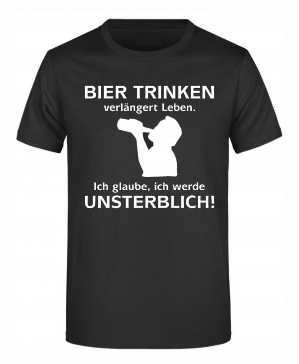 Spruch Shirt „Bier trinken“ (Erw.)