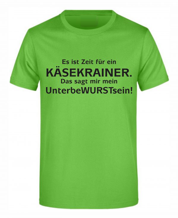 Spruch Shirt „Käsekrainer“ (Erw.) – Bild 3