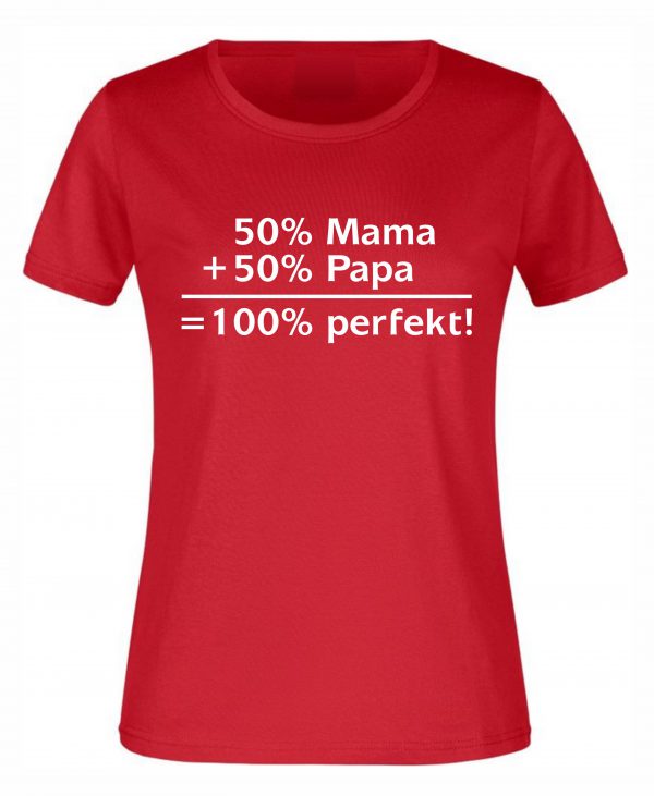 Spruch Shirt „100 Prozent perfekt“ (Kinder) – Bild 3