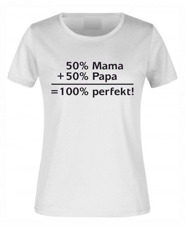 Spruch Shirt „100 Prozent perfekt“ (Kinder)
