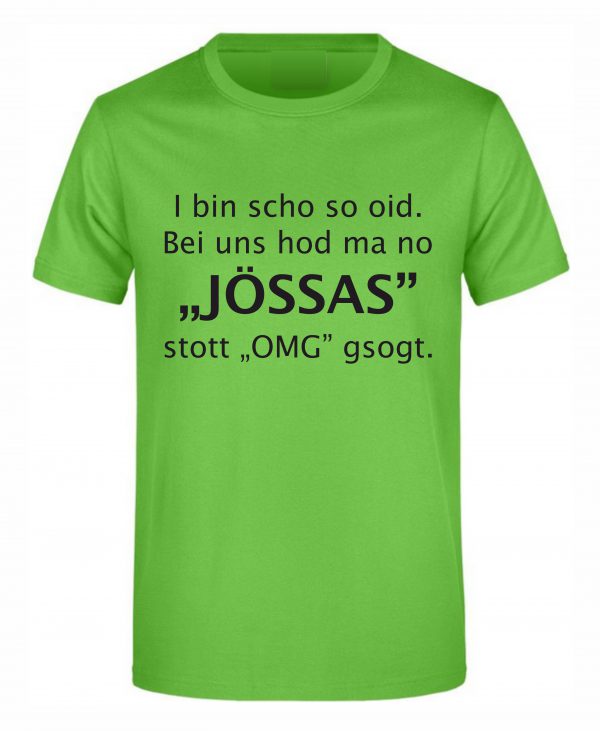 Spruch Shirt „Jössas“ (Erw.) – Bild 4