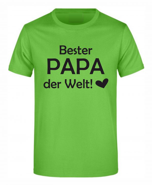 Spruch Shirt „Beste Mama/Bester Papa der Welt“ (Erw.) – Bild 4