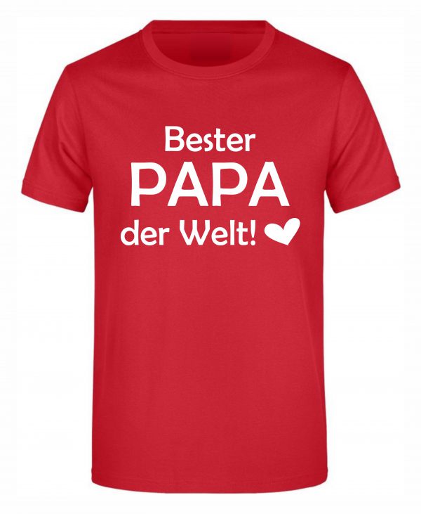 Spruch Shirt „Beste Mama/Bester Papa der Welt“ (Erw.) – Bild 3