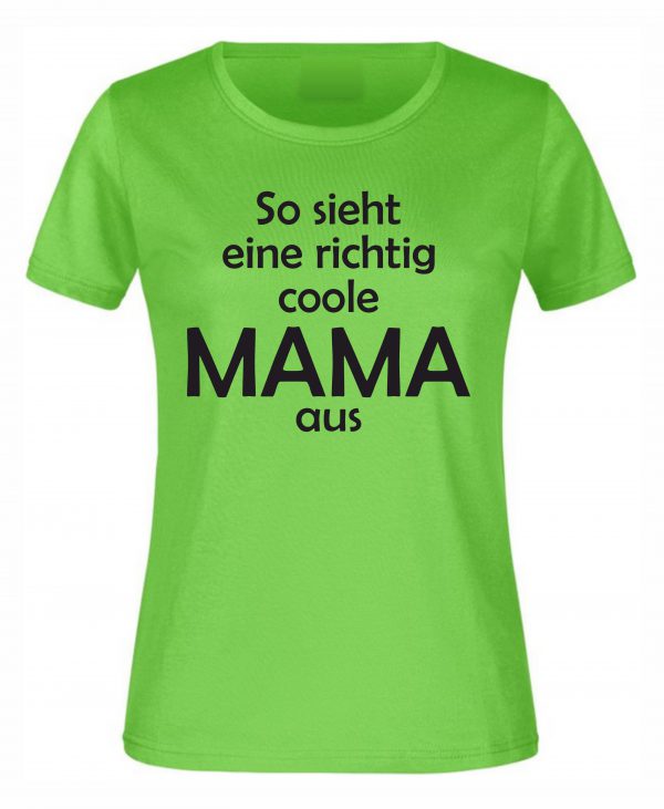 Spruch Shirt „Cooler Papa/Coole Mama“ (Erw.) – Bild 4
