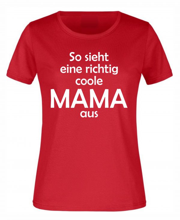 Spruch Shirt „Cooler Papa/Coole Mama“ (Erw.) – Bild 3