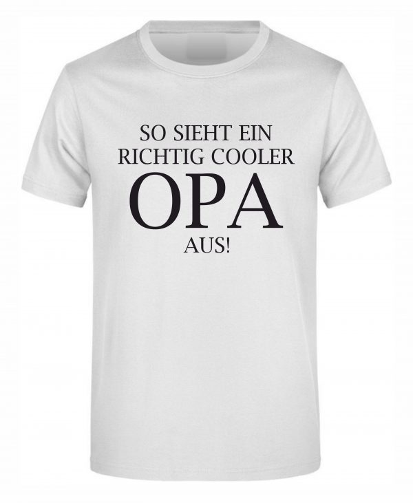 Spruch Shirt „Cooler Opa/Coole Oma“ (Erw.) – Bild 2